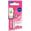 Nivea Caring Lip Oil pielęgnujący olejek do ust Pink Rock 5.5ml