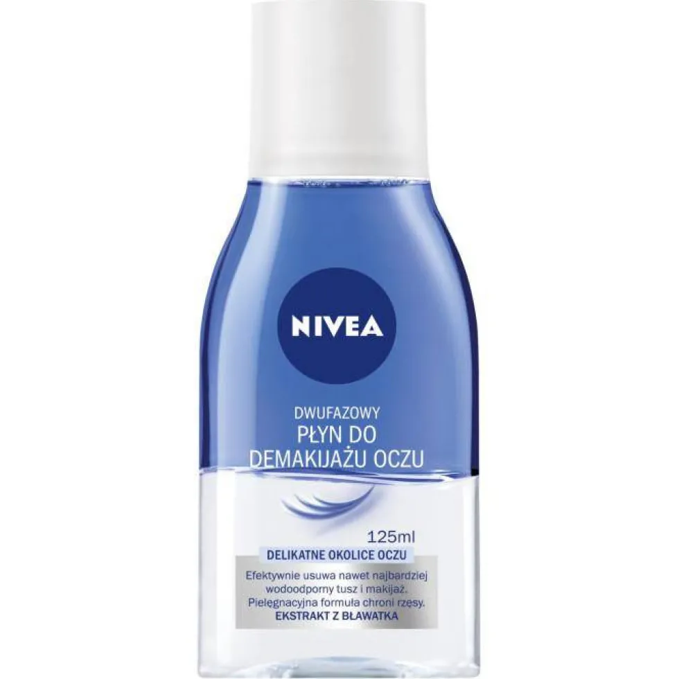 Nivea Dwufazowy płyn do demakijażu oczu Ekstrakt z Bławatka 125ml