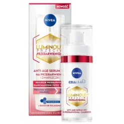 Nivea Luminous 630® anti-age serum 2w1 na przebarwienia i zmarszczki 30ml