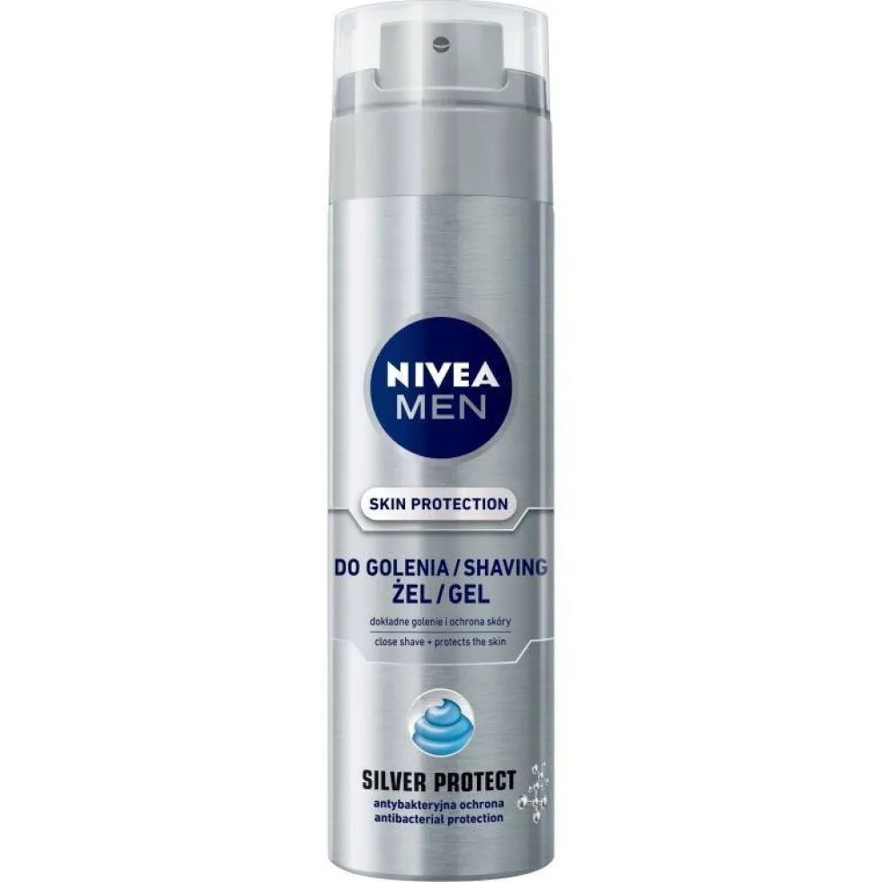 Nivea Men Skin Protection żel do golenia Silver Protect 200ml
