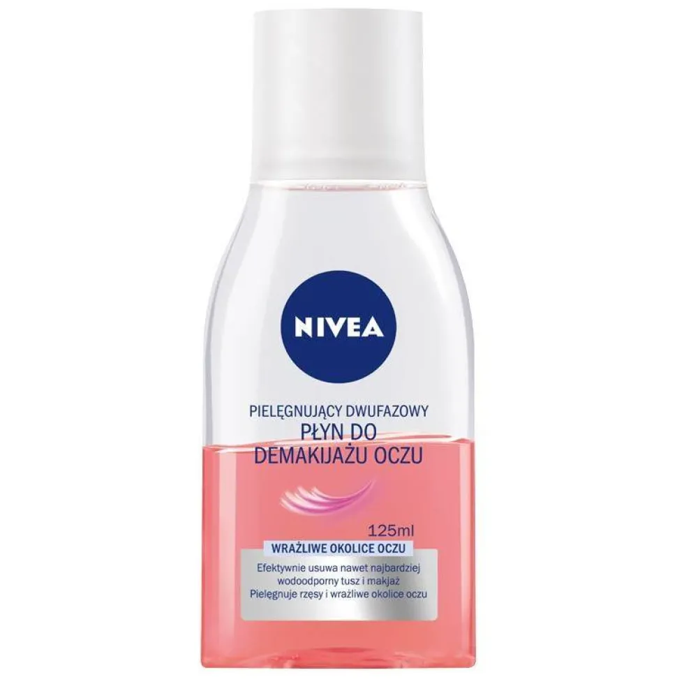 Nivea Pielęgnujący dwufazowy płyn do demakijażu oczu 125ml
