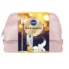 Nivea Q10 Elegance zestaw podwójnie aktywne serum do twarzy 30ml + ujędrniający krem na dzień SPF15 50ml + kosmetyczka
