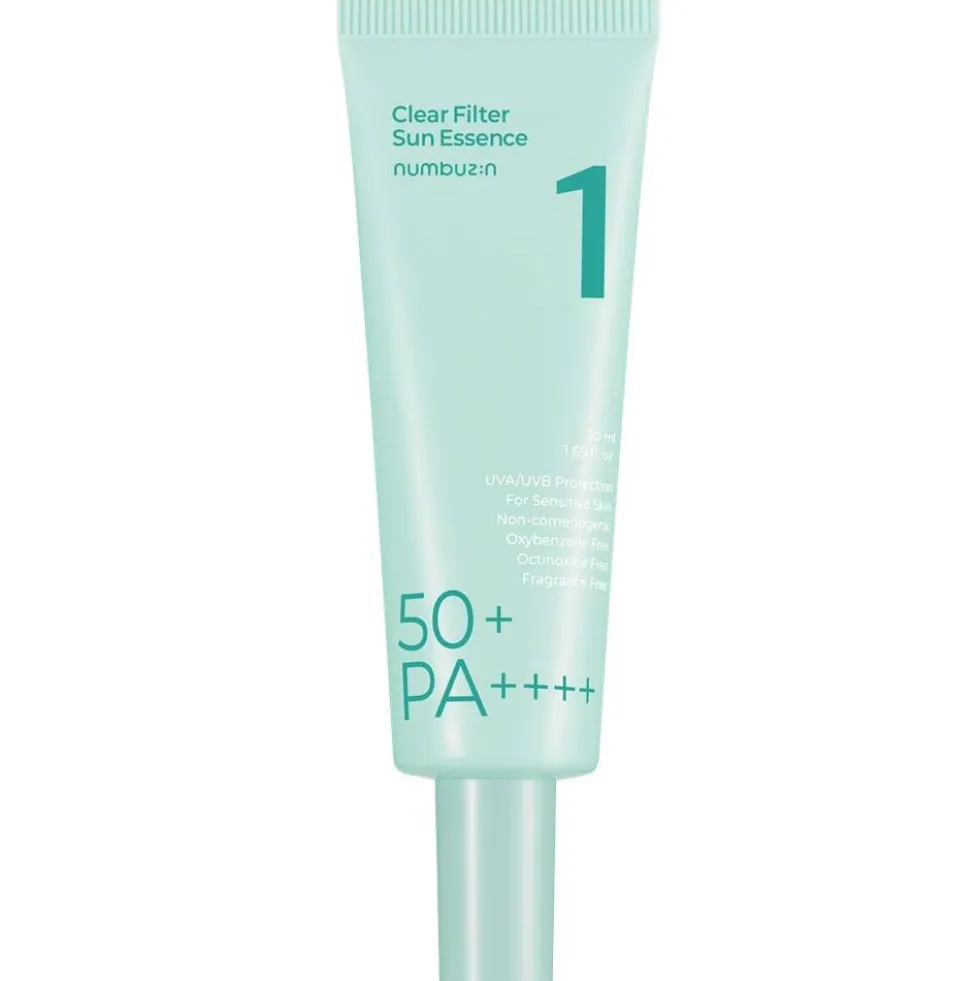 Numbuzin No.1 Clear Filter Sun Essence SPF50+ PA++++ nawilżająca esencja do twarzy z filtrem 50ml
