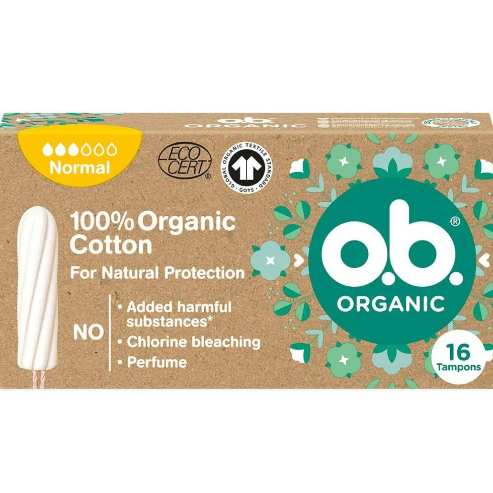 O.B. Organic Normal tampony 16szt.