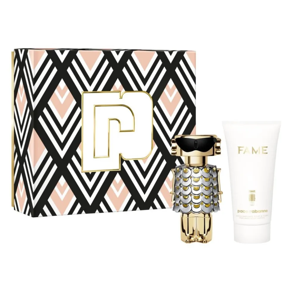 Paco Rabanne Fame zestaw woda perfumowana spray 50ml + balsam do ciała 75ml