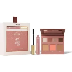 Paese Double Glow Look zestaw wielozadaniowa paleta do makijażu 16g + tusz do rzęs 9ml