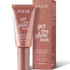 Paese Get The Glow Look wielozadaniowy podkład rozświetlający 2N Sand Beige 30ml