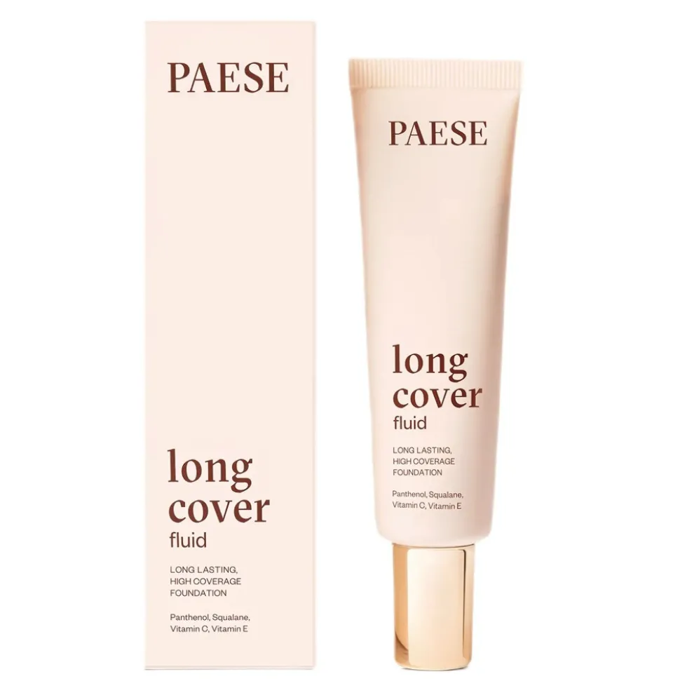 Paese Long Cover Fluid kryjący podkład do twarzy 0.5 Ivory 30ml