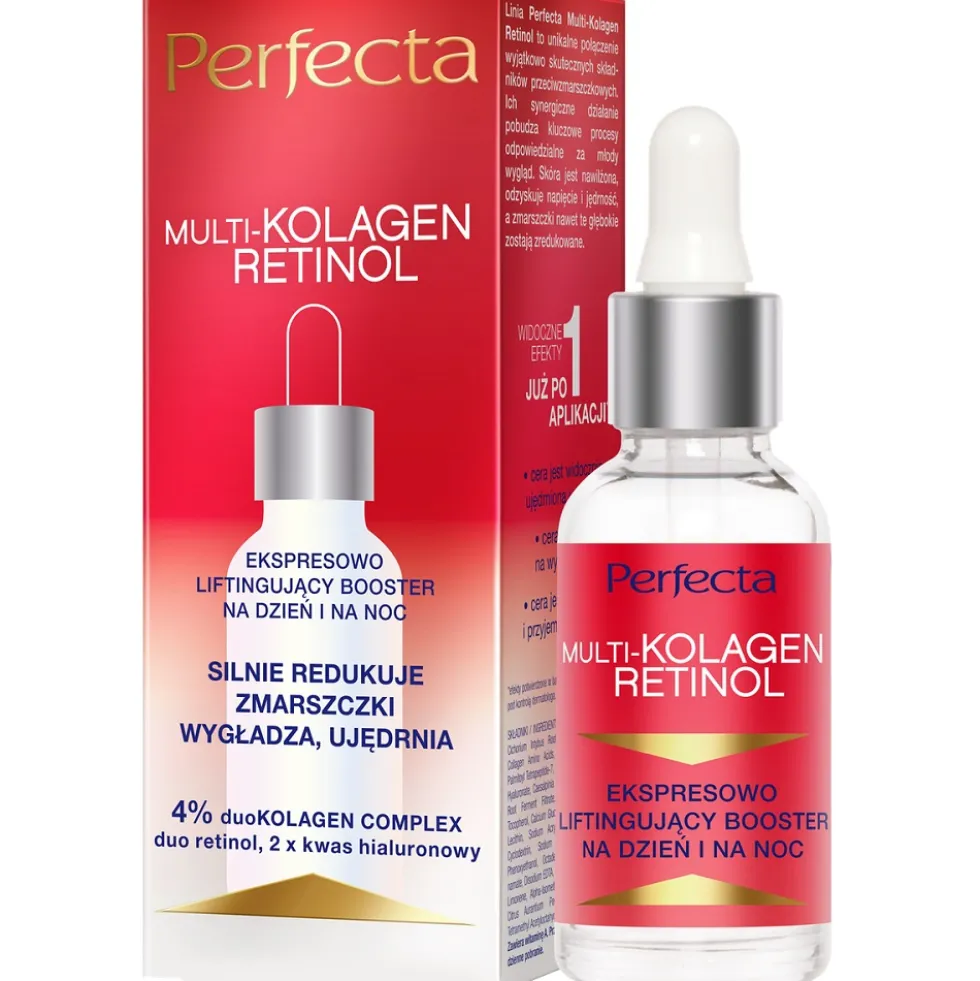 Perfecta Multi-Kolagen Retinol ekspresowo liftingujące serum na dzień i na noc 30ml