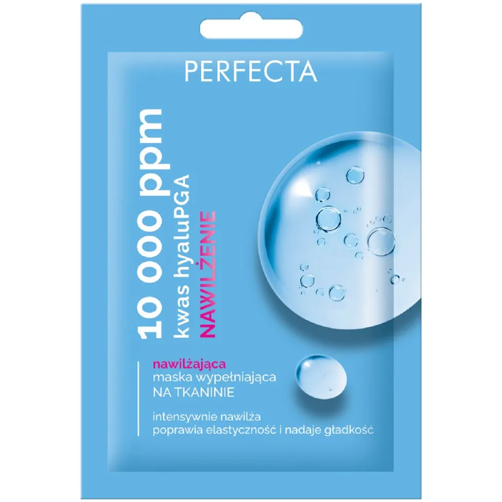 Perfecta 10 000 ppm nawilżająca maska wypełniająca do twarzy na tkaninie 20ml