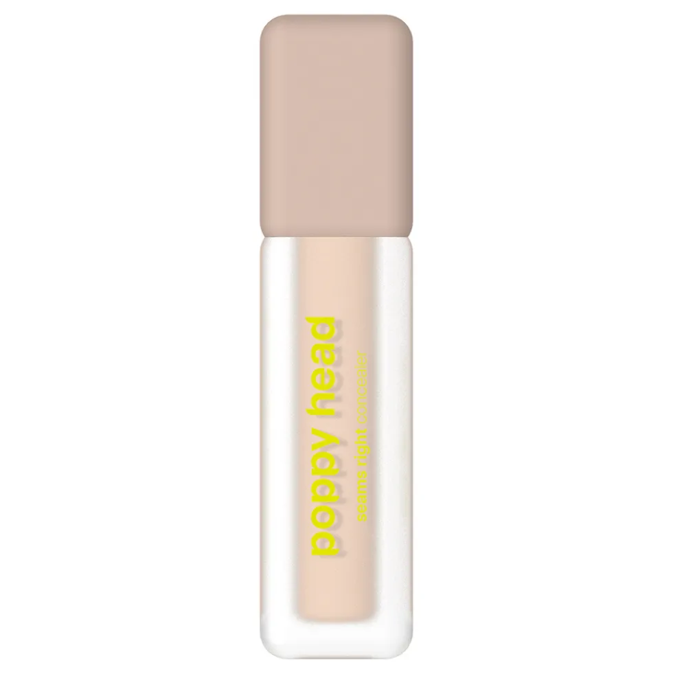 Poppy Head Seams Right lekki kryjący korektor pod oczy o naturalnym wykończeniu 02 Seams Vanilla 8g