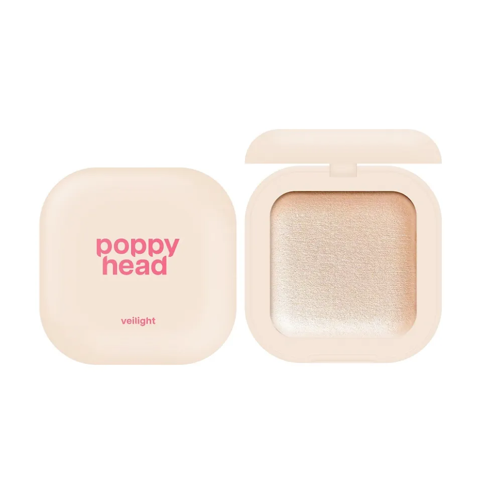 Poppy Head Veilight wypiekany rozświetlający puder do twarzy 01 Radiant Halo 12g