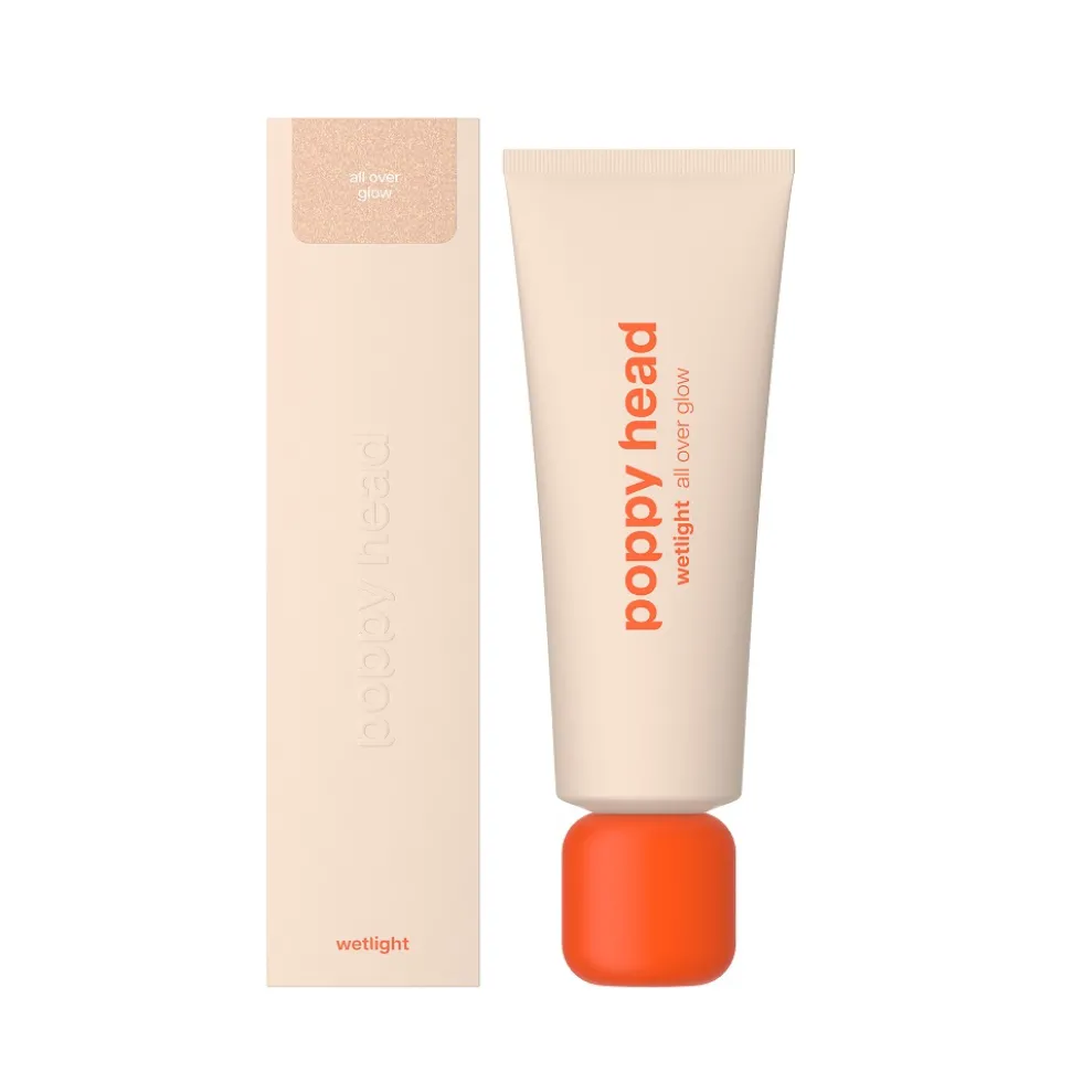 Poppy Head Wetlight płynny rozświetlacz do ciała i twarzy 02 Glitterini 50ml
