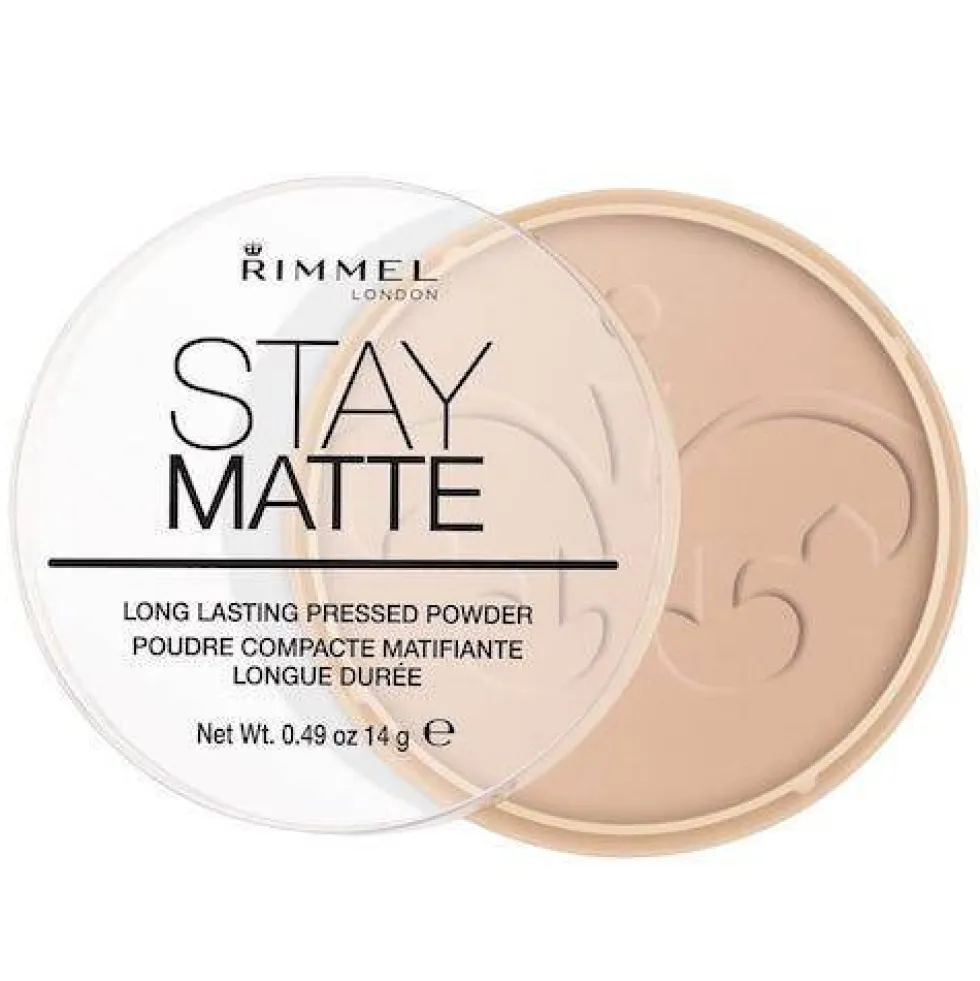 Rimmel Stay Matte Powder puder prasowany 005 Silky Beige 14g