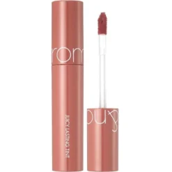 Rom&nd Juicy Lasting Tint mocno napigmentowany błyszczyk do ust 10 Nudy Peanut 5.5g