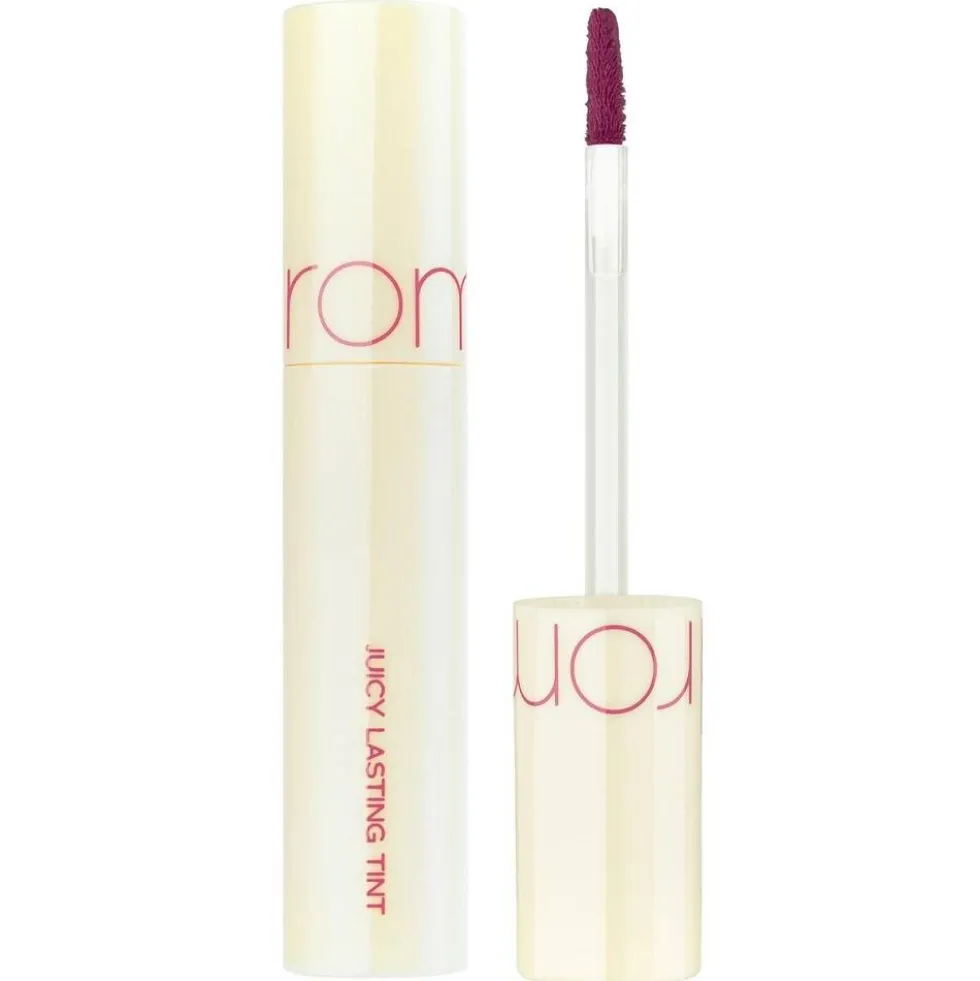 Rom&nd Juicy Lasting Tint mocno napigmentowany błyszczyk do ust 28 Bare Fig 5.5g