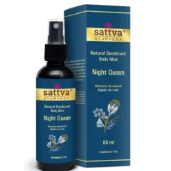 Sattva Natural Deodorant Body Mist naturalny dezodorant w formie mgiełki do ciała Night Queen 80ml