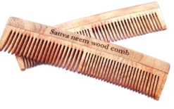 Sattva Neem Wood Comb grzebień z drzewa Neem 19cm