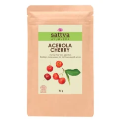 Sattva Zakwaszacz do henny i ziół barwiących Acerola Cherry 50g