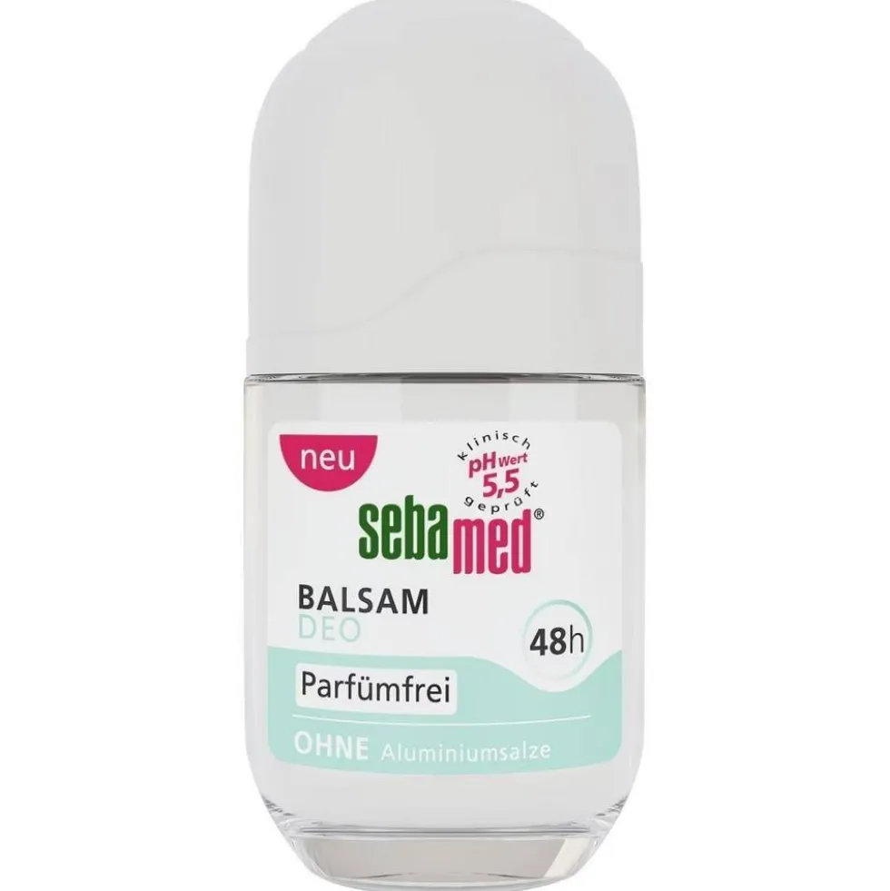Sebamed Balsam Deodorant Without Perfume Roll-On bezzapachowy dezodorant w kulce 50ml