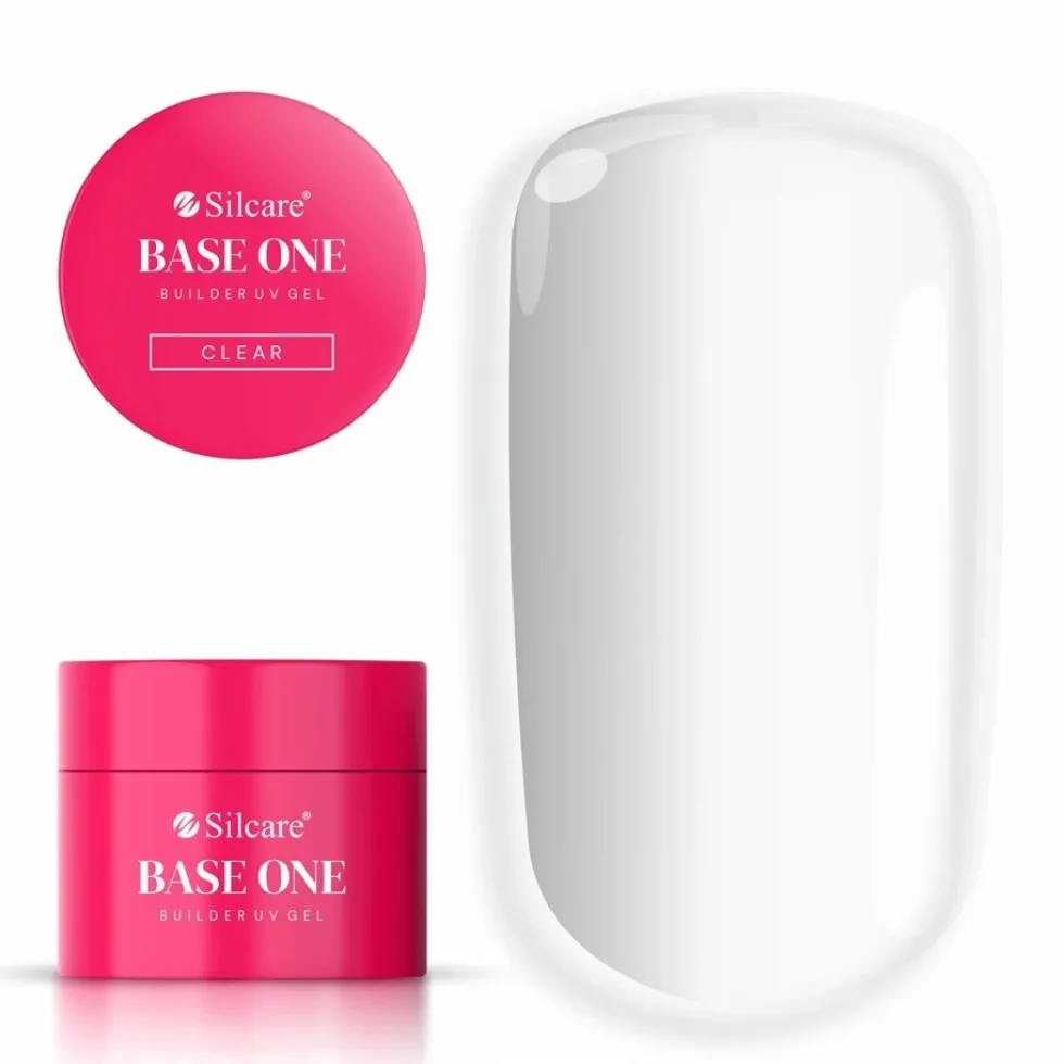 Silcare Base One Clear żel budujący do paznokci 50g