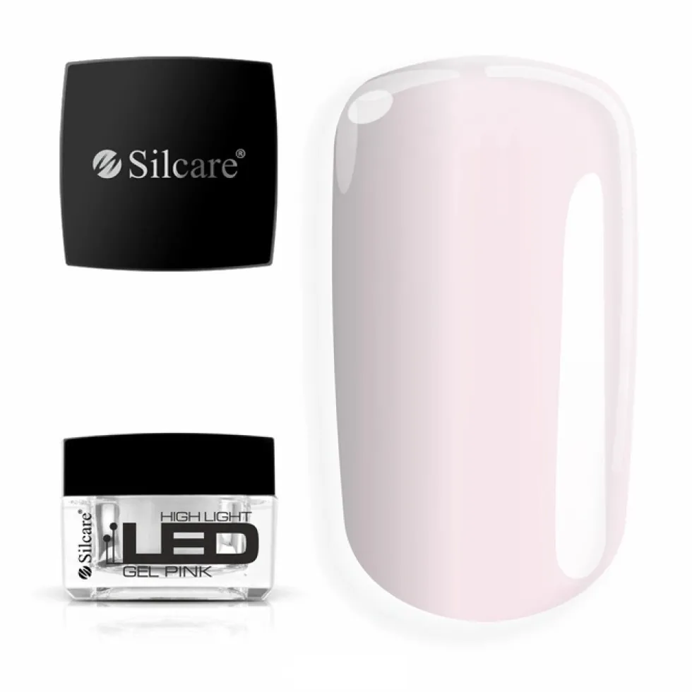 Silcare High Light Led Gel średniogęsty jednofazowy żel do paznokci Pink 30g
