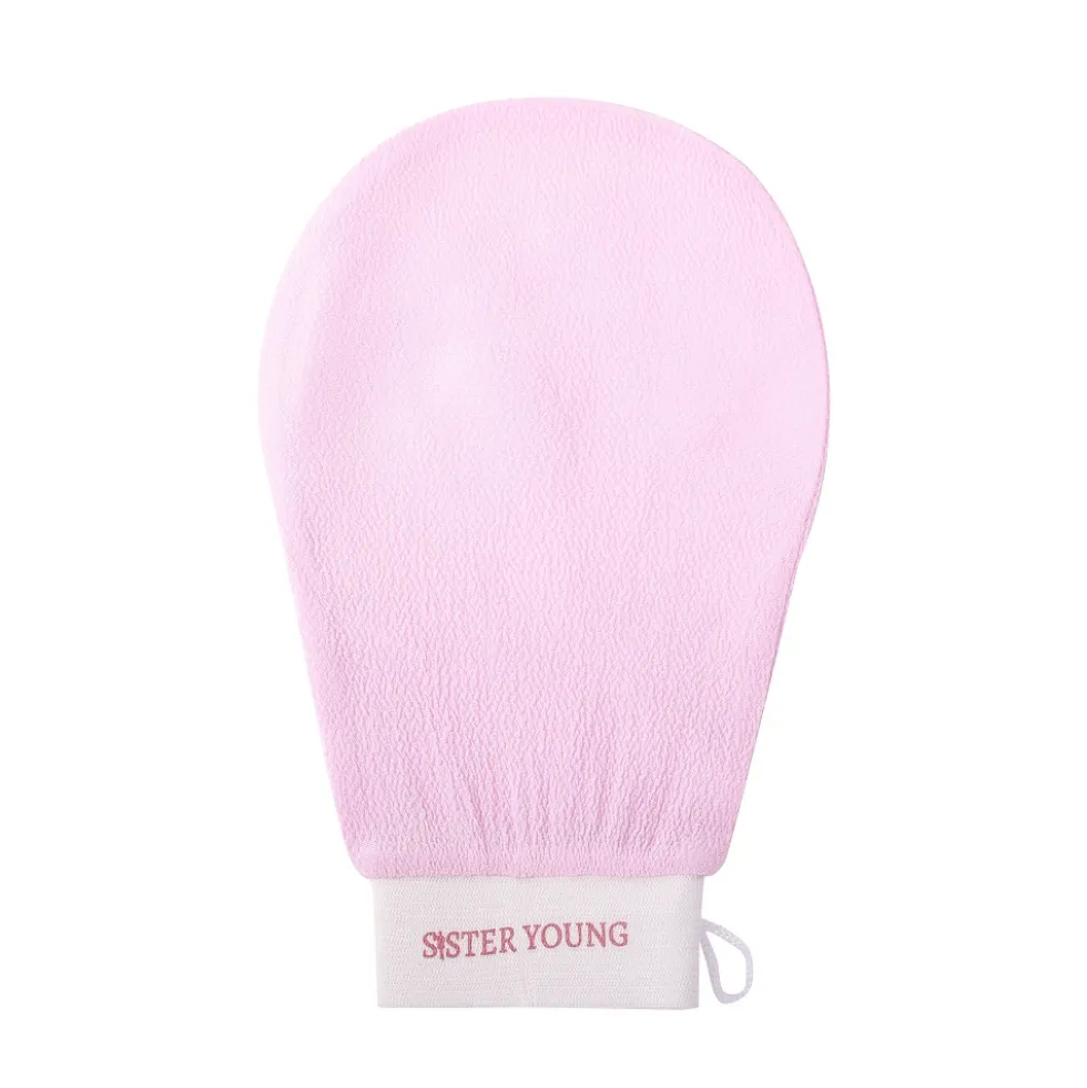 Sister Young Nova Exfoliating Glove złuszczająca rękawica do peelingu ciała Pink