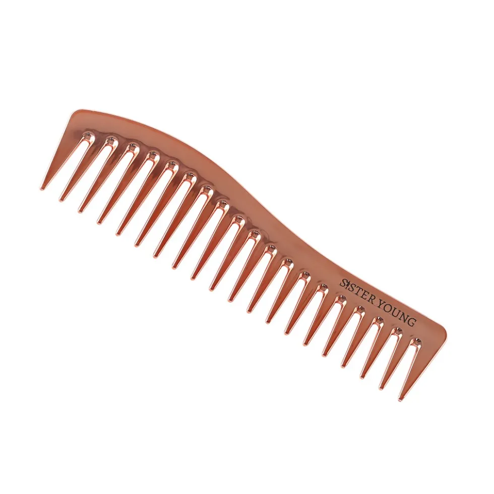 Sister Young Zuri Styling Hair Comb grzebień do włosów Rose Gold