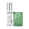 SKIN627 Boosting Shot 100 + Cica with Green Tea Sheet Mask zestaw serum do twarzy 50ml + maseczka w płachcie 22ml