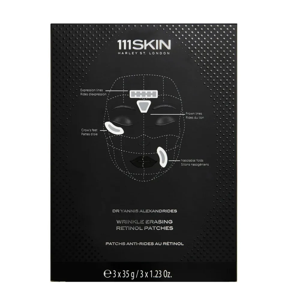 111Skin Wrinkle Erasing Retinol Patches przeciwzmarszczkowe plastry do twarzy 3x35g