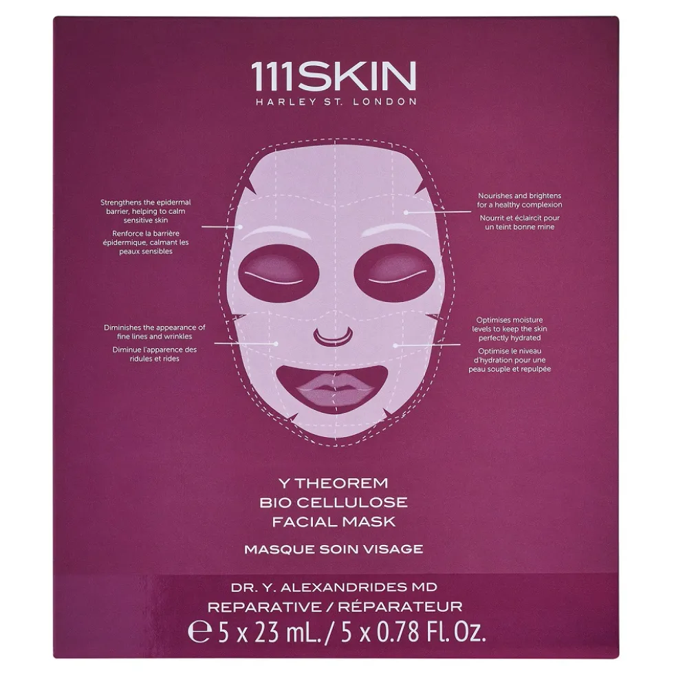111Skin Y Theorem Bio Cellulose Facial Mask biocelulozowa maseczka w płachcie 5x23ml