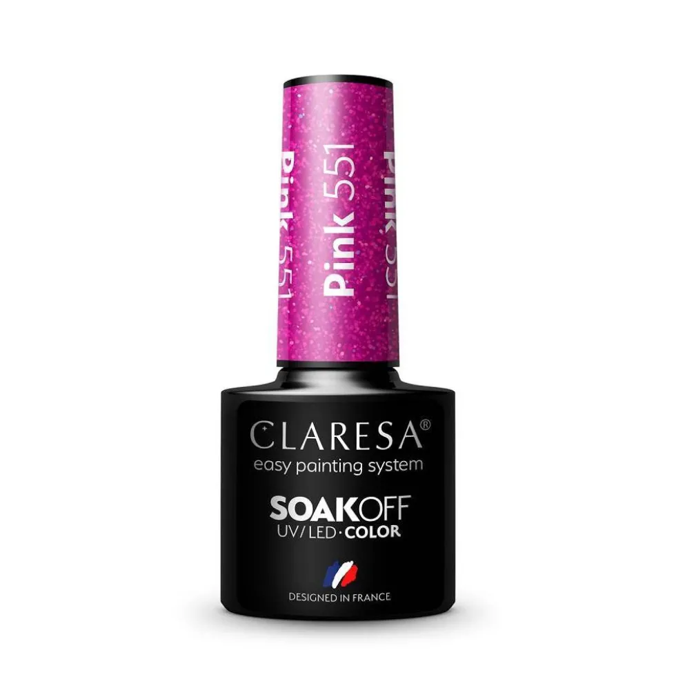 Soak Off UV/LED Pink lakier hybrydowy 551 5g