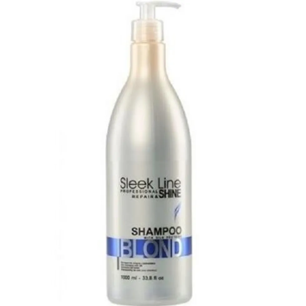 Stapiz Sleek Line Blond Shampoo szampon do włosów blond zapewniający platynowy odcień 1000ml