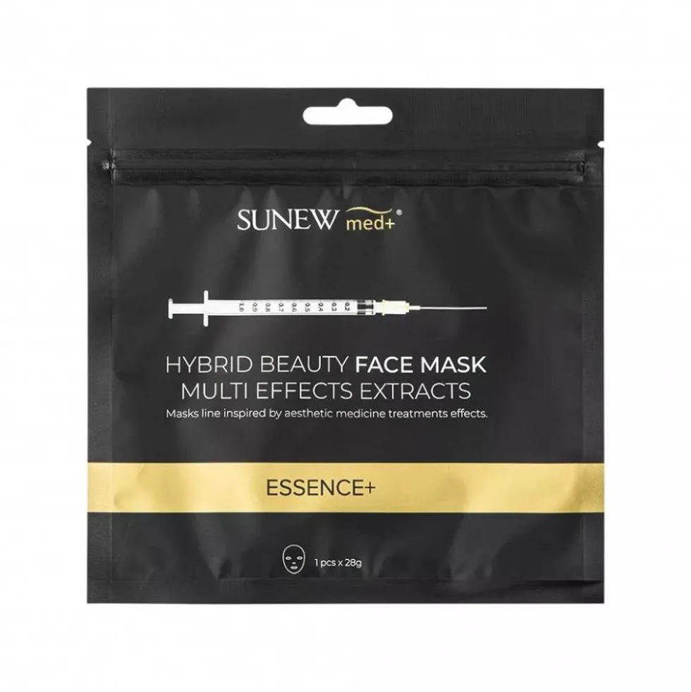 SunewMed+ Essence+ Hybrid Beauty Face Mask hybrydowa maska z peptydami i śluzem ślimaka 28g