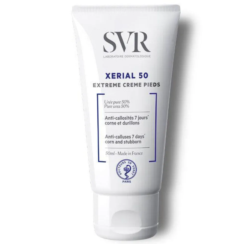 SVR Xérial 50 Extreme Pieds złuszczający krem do stóp 50ml