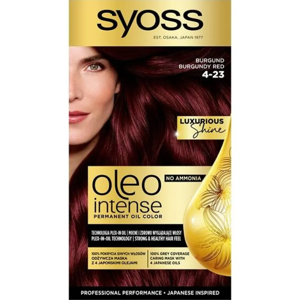 Syoss Oleo Intense farba do włosów trwale koloryzująca z olejkami 6-10 Ciemny Blond