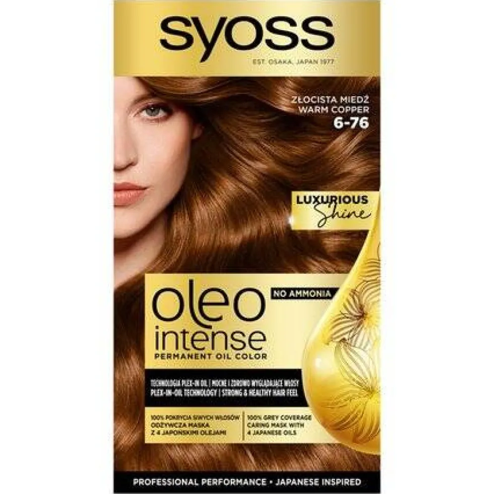 Syoss Oleo Intense farba do włosów trwale koloryzująca z olejkami 9-10 Jasny Blond