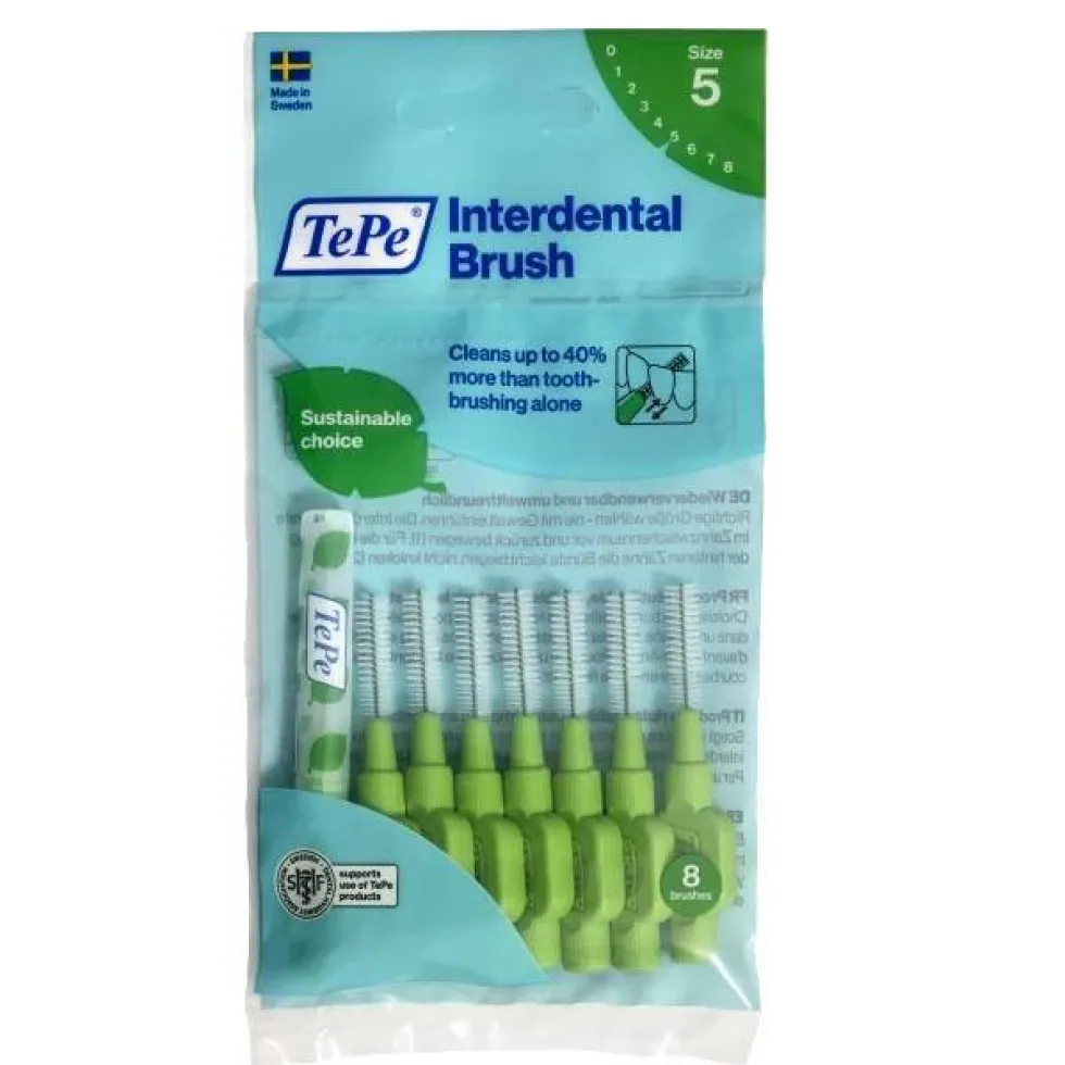 TePe Original szczoteczki międzyzębowe 0.8mm Zielone 8szt