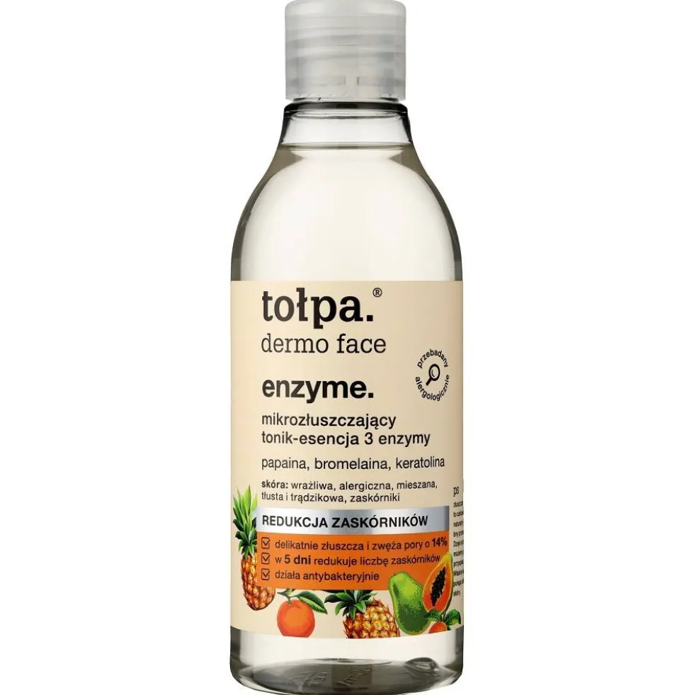 Tołpa Dermo Face Enzyme mikrozłuszczający tonik-esencja 3 enzymy 200ml