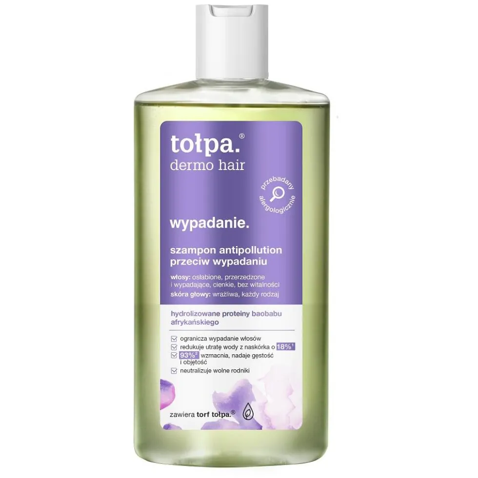 Tołpa Dermo Hair szampon antipollution przeciw wypadaniu 250ml