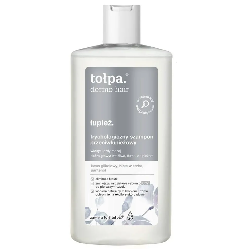 Tołpa Dermo Hair trychologiczny szampon przeciwłupieżowy 250ml