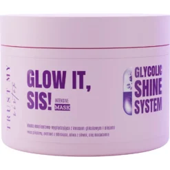 Trust My Sister Glow It maska emolientowo-wygładzająca z kwasem glikolowym i olejami 180ml