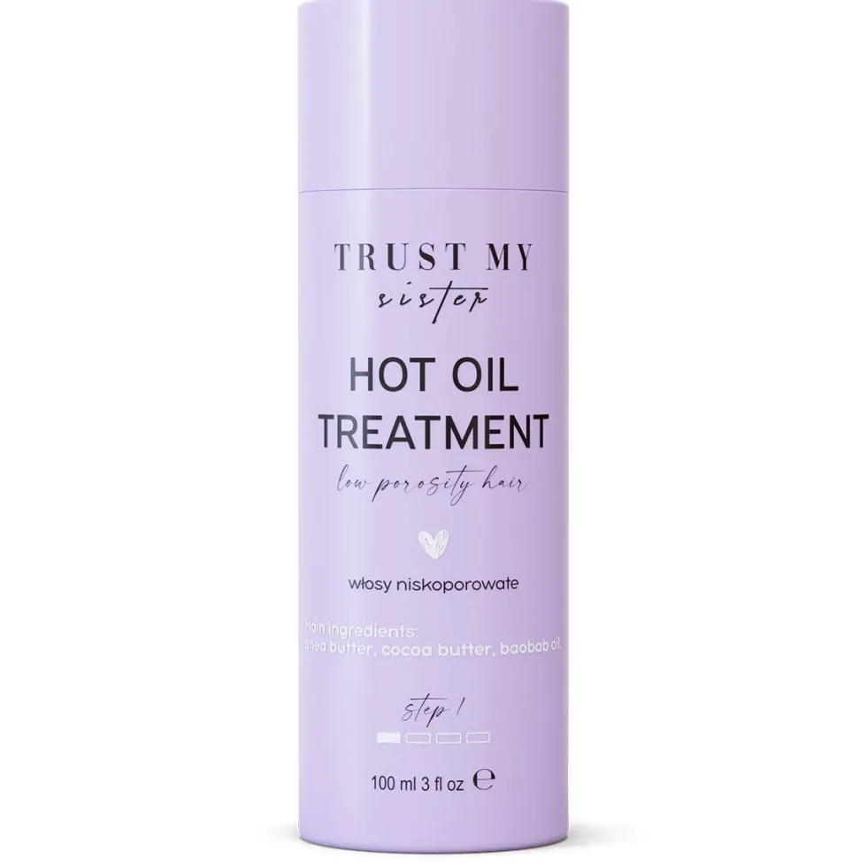 Trust My Sister Hot Oil Treatment olej do włosów niskoporowatych 100ml