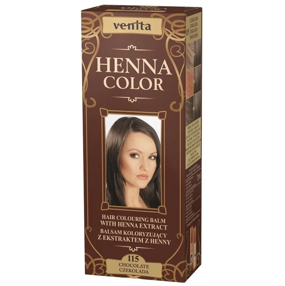 Venita Henna Color balsam koloryzujący z ekstraktem z henny 115 Czekolada 75ml