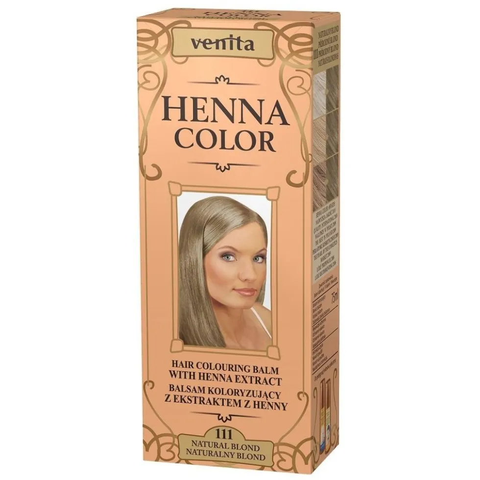 Venita Henna Color balsam koloryzujący z ekstraktem z henny 111 Natural Blond 75ml
