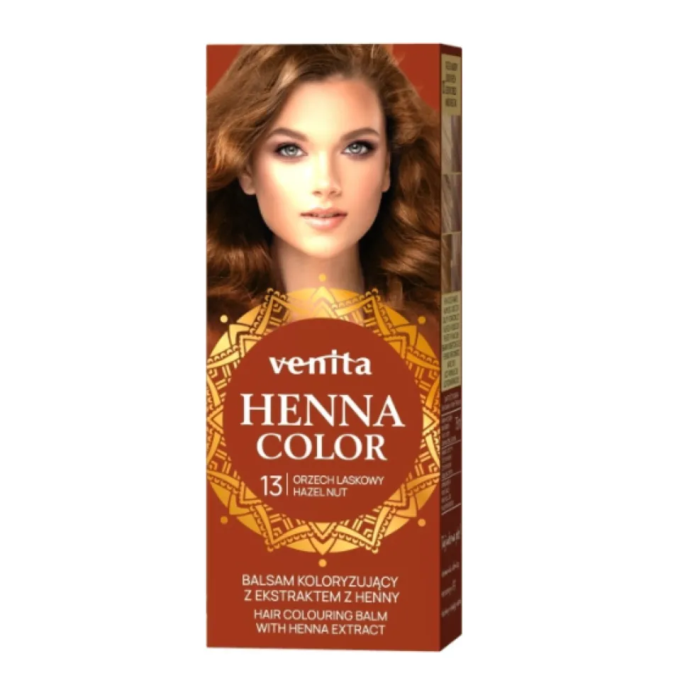 Venita Henna Color balsam koloryzujący z ekstraktem z henny 13 Orzech Laskowy 75ml