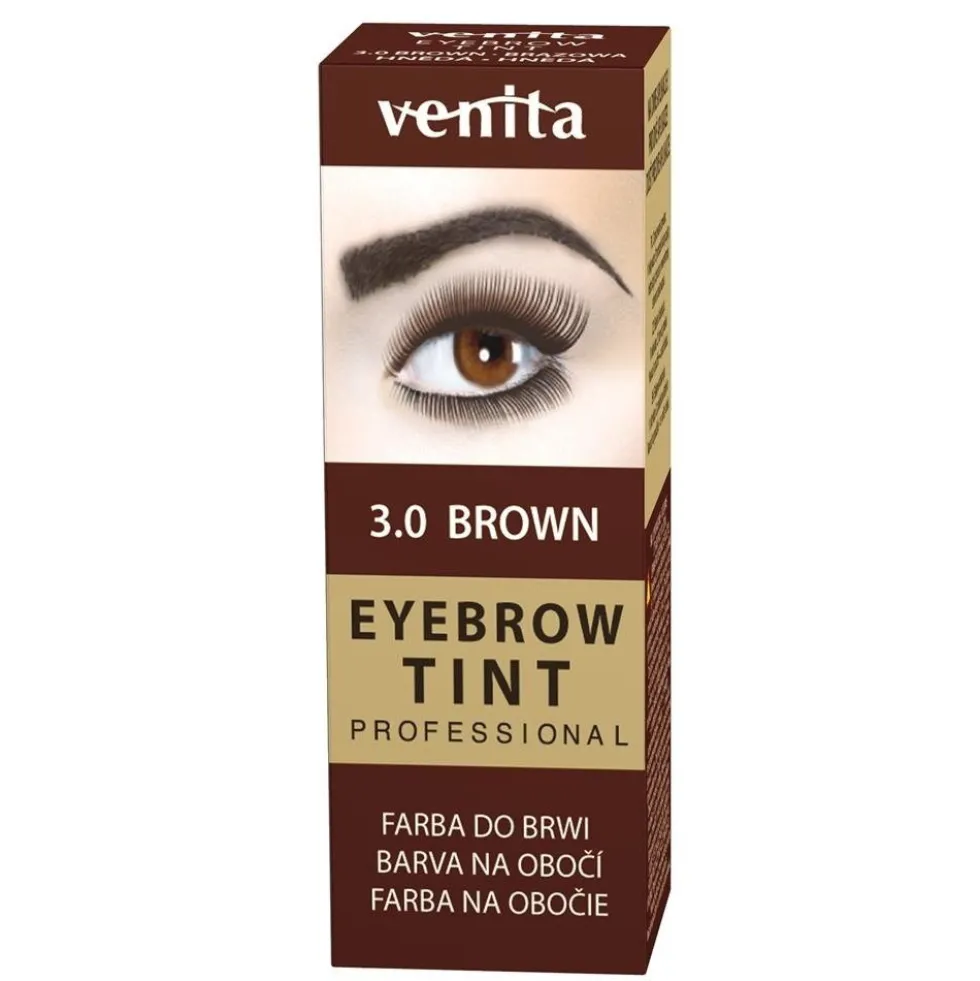 Venita Professional Eyebrow Tint farba do brwi w proszku 3.0 Brown