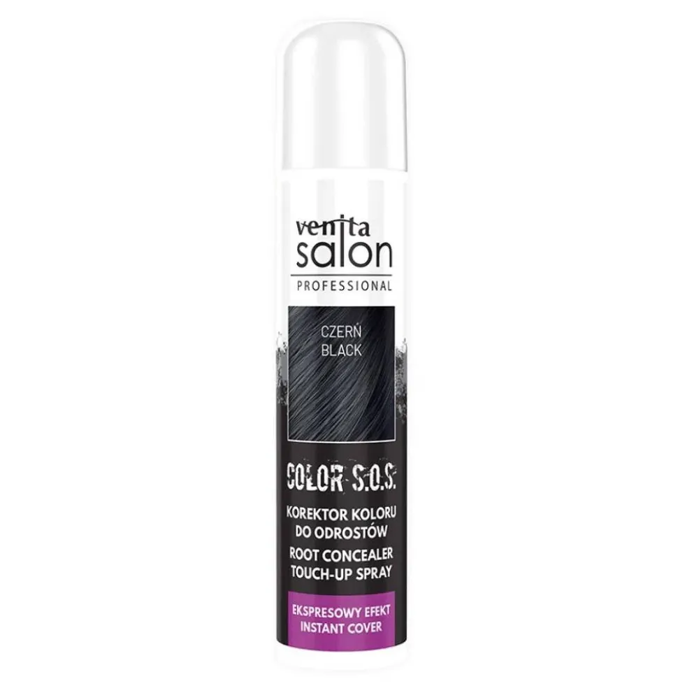Venita Salon Professional Color S.O.S. korektor koloru do odrostów Czerń 75ml