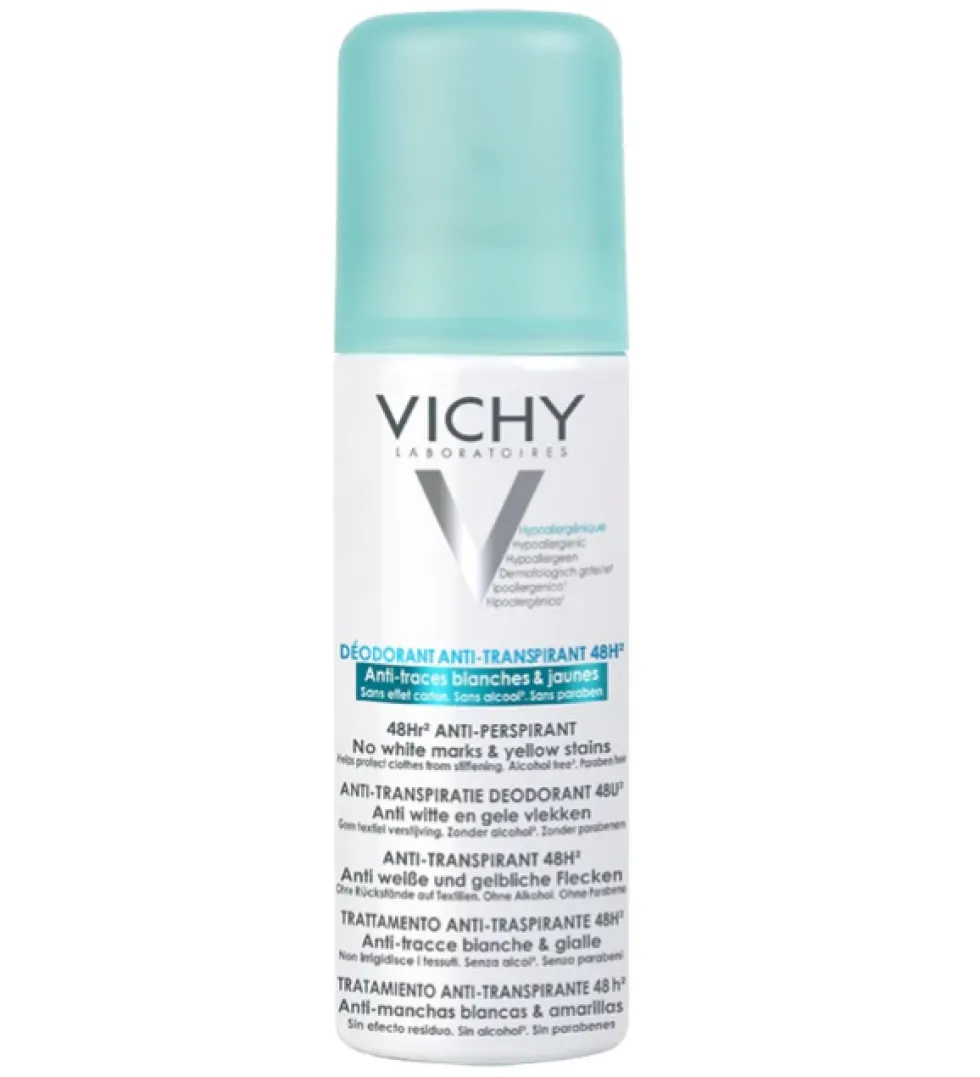 Vichy Anti-Perspirant Deodorant antyperspirant w sprayu 48h przeciw śladom na ubraniach 125ml