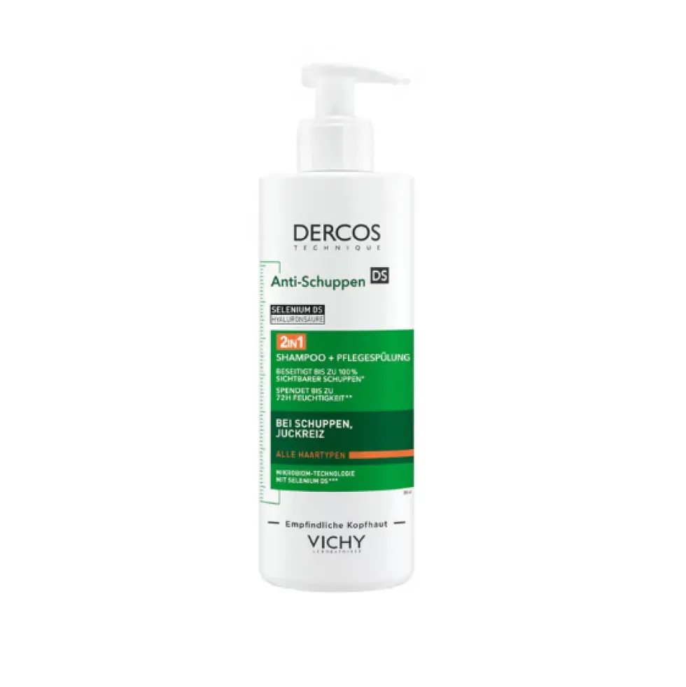Vichy Dercos szampon przeciwłupieżowy z odżywką 2w1 390ml
